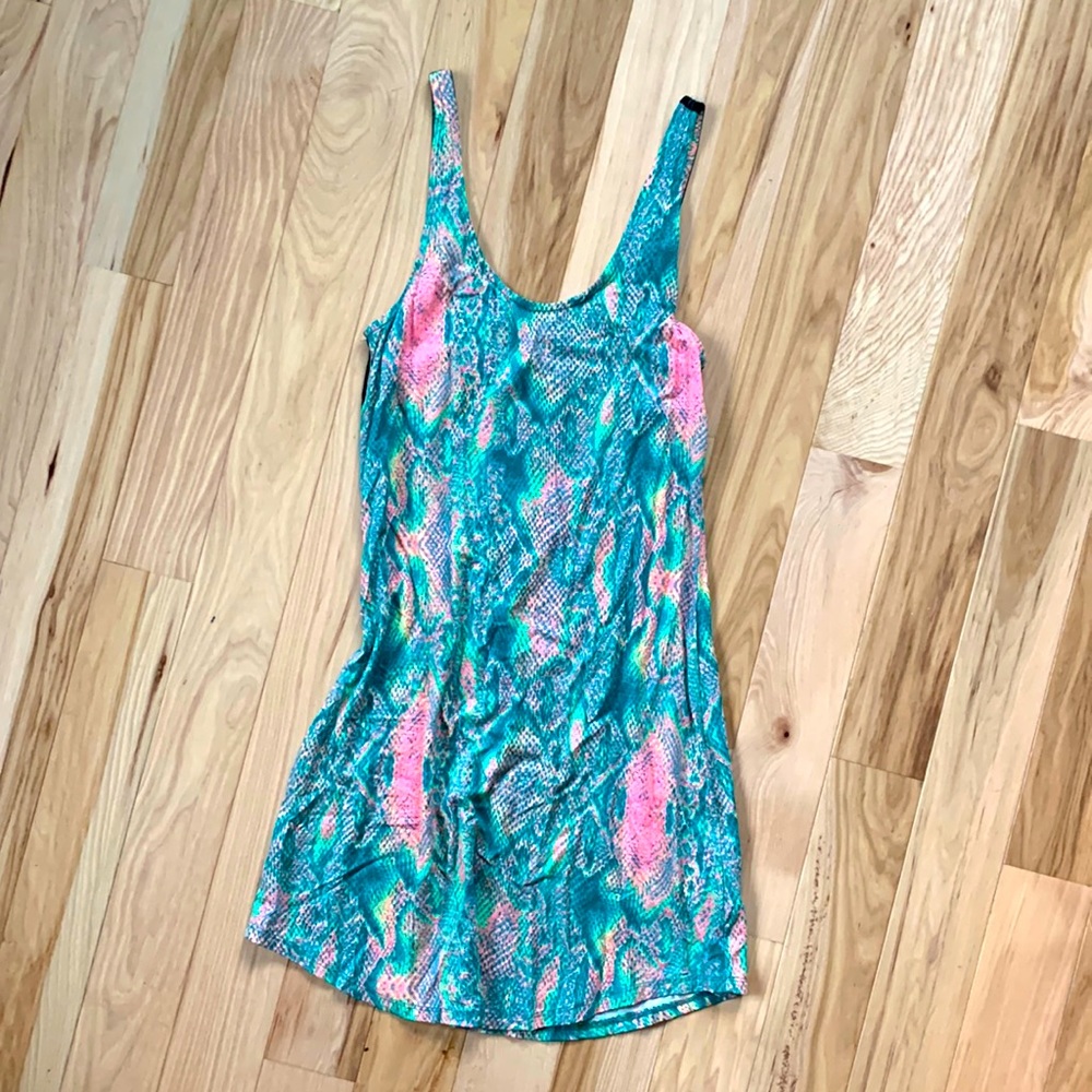 Hurley Neon Snakeskin Dress 🐍